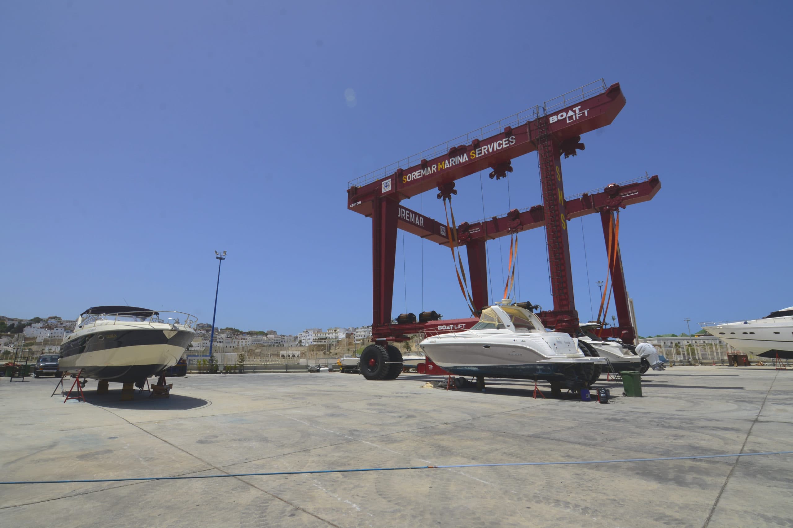 Chantier naval et zone d’intervention